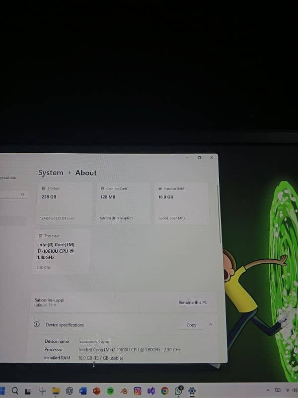 Dell Latitude 7310 FaceID & TouchScreen 7