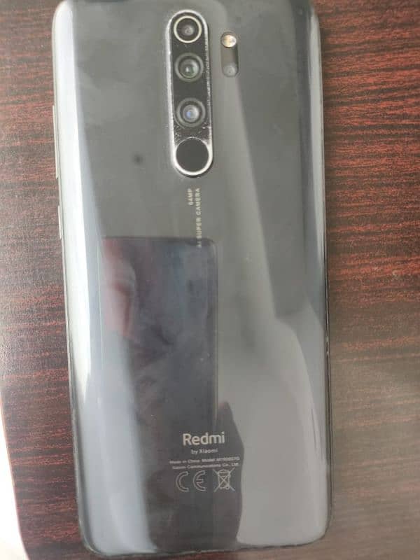 redmi note 8 pro in good condition with box and charger. 7
