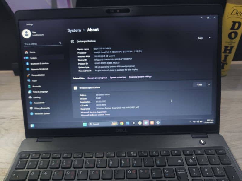 Dell latitude 5501 gaming laptop i7 9gen 8