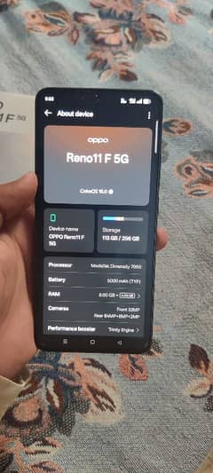 Oppo 11F 5G with Box and Warranty