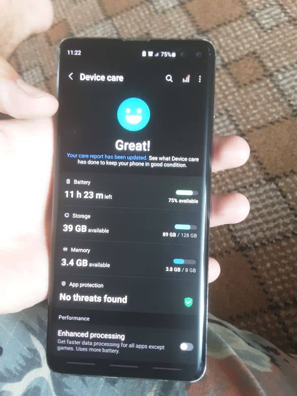 Samsung Galaxy S10 plus 7