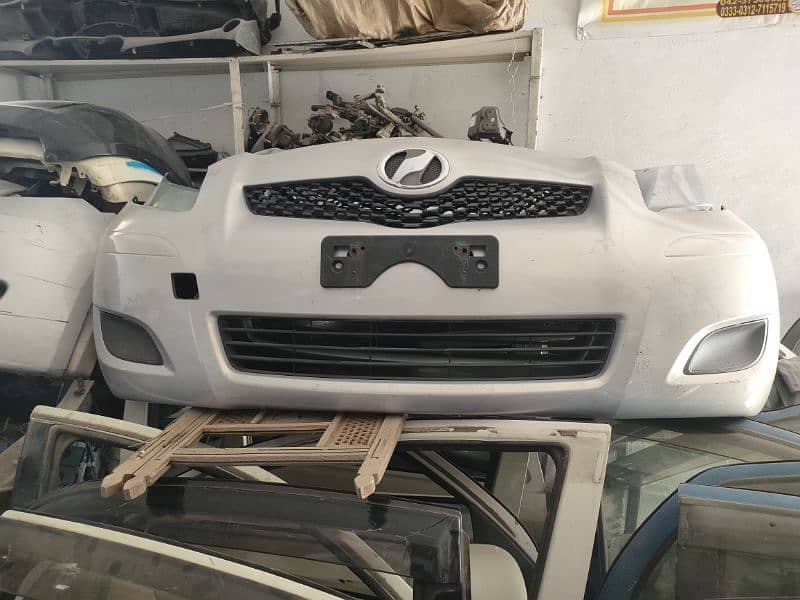 vitz 2009 original Kabali bumper 0