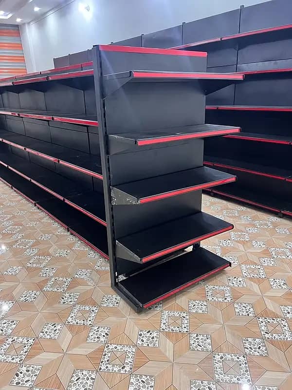 Super store racks/ wall rack/ Gondola Rack/ Cash Counter/ Trolleys/bi 18