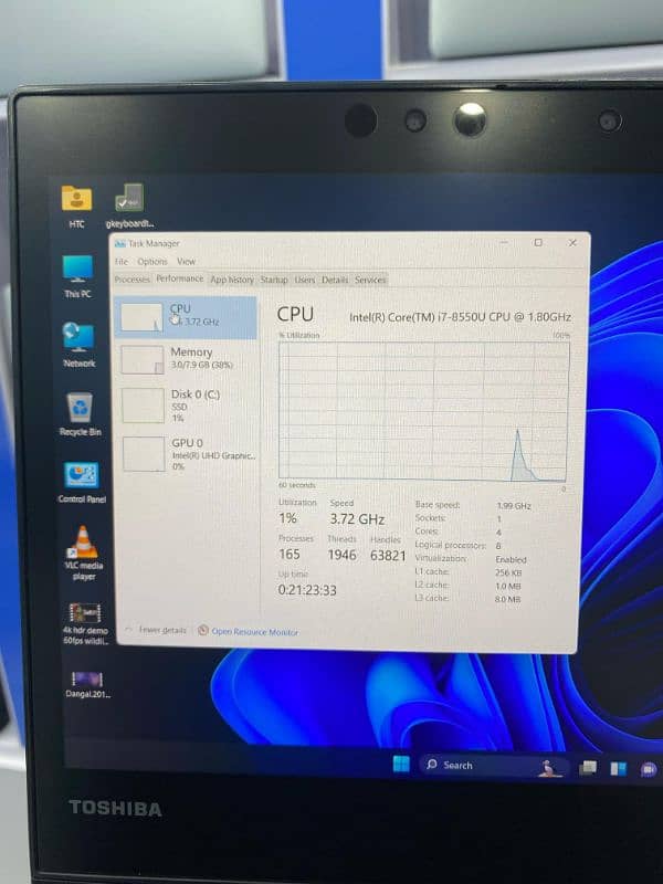 TOSHIBA  (DYNABOOK) Core i7 8th Generation ( TOUCH ) -(8/256gb) 10