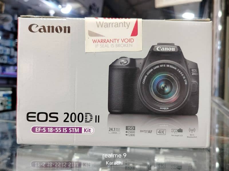 Canon 200D mark II | Brand New Box pack sealed | 18 months warranty 0
