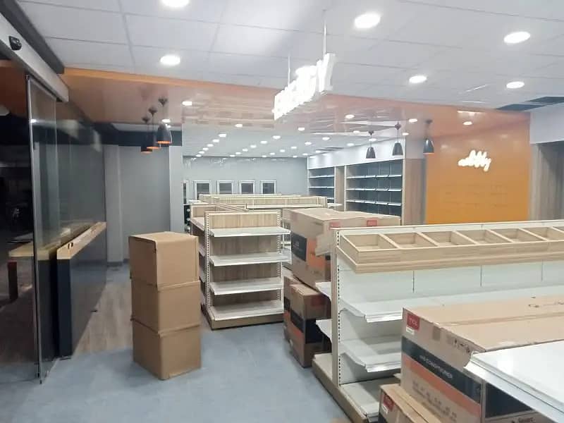 Super store racks/ wall rack/ Gondola Rack/ Cash Counter/ Trolleys/bi 16