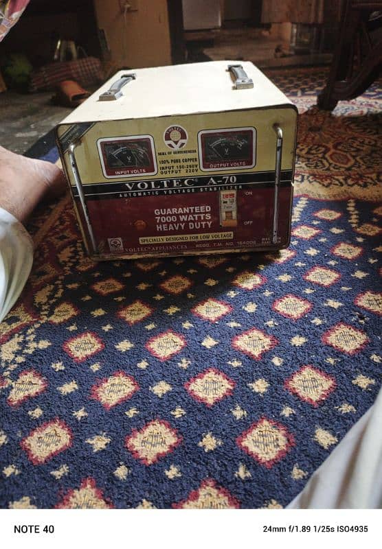 7000 Watts original Cooper voltage stabilizer 0