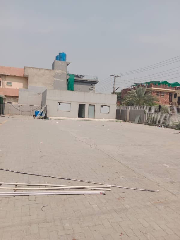 1 Kanal Corner Location With Open Space Available For Rent On Main Boulevard Johar Town 0