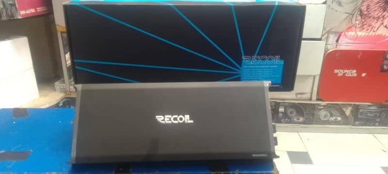 RECOIL MONO BLOCK AMPLIPHIRE MODEL RED 2500.1 CAR AUDIO 0