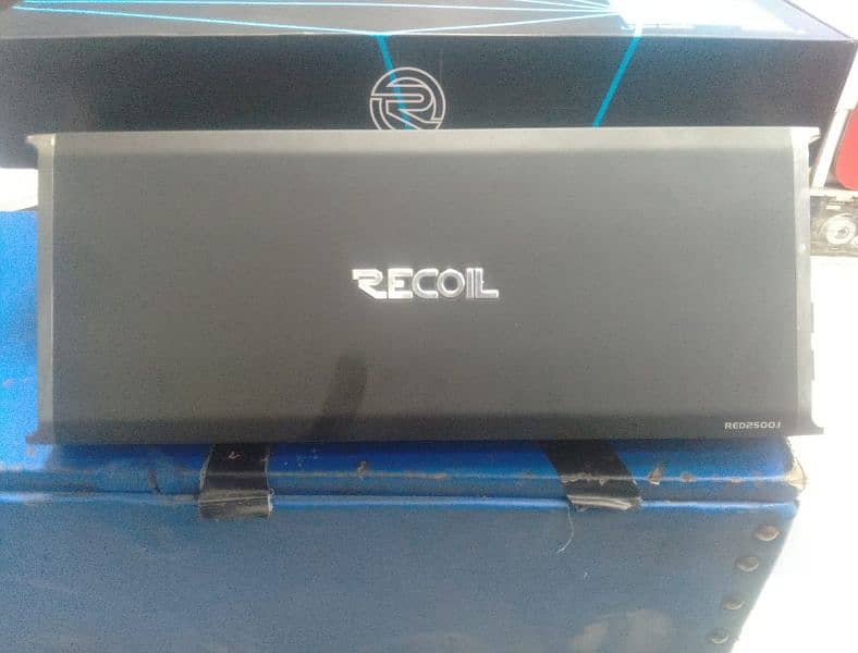 RECOIL MONO BLOCK AMPLIPHIRE MODEL RED 2500.1 CAR AUDIO 1