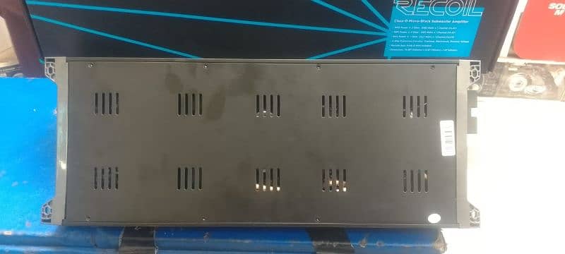 RECOIL MONO BLOCK AMPLIPHIRE MODEL RED 2500.1 CAR AUDIO 7