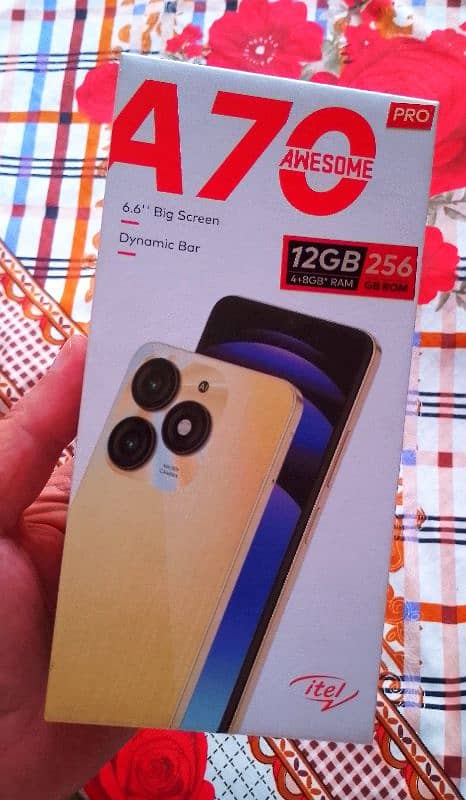 Itel A70 Pro, 4+8/256gb,,, (Only exchange) 12