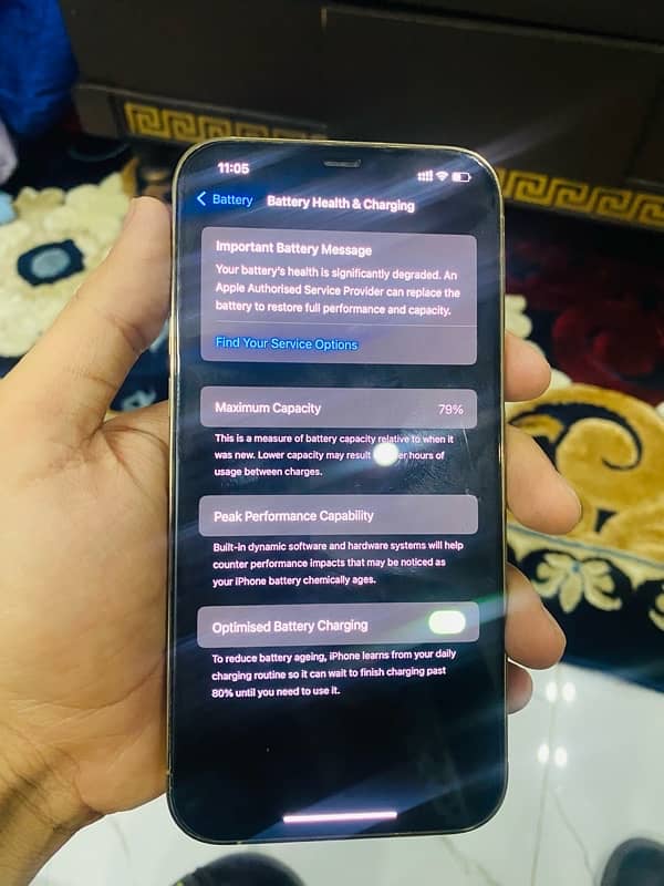 iPhone 12 Pro Max dual sim pta approved, with Box and cable 6