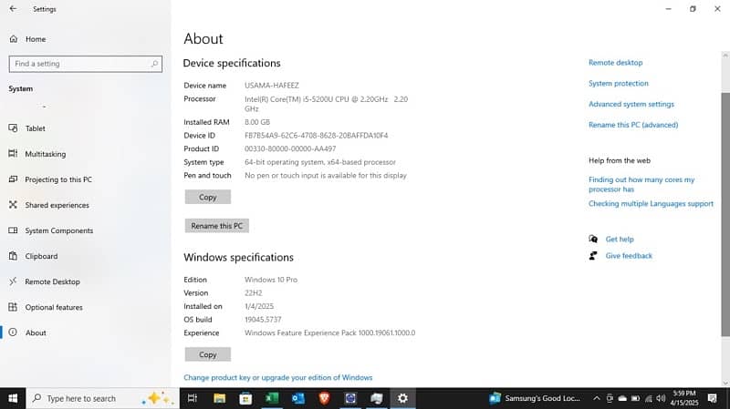 HP Notebook 15 | Core i5 5th Gen | 8GB RAM | 128GB SSD + 500GB HDD 11