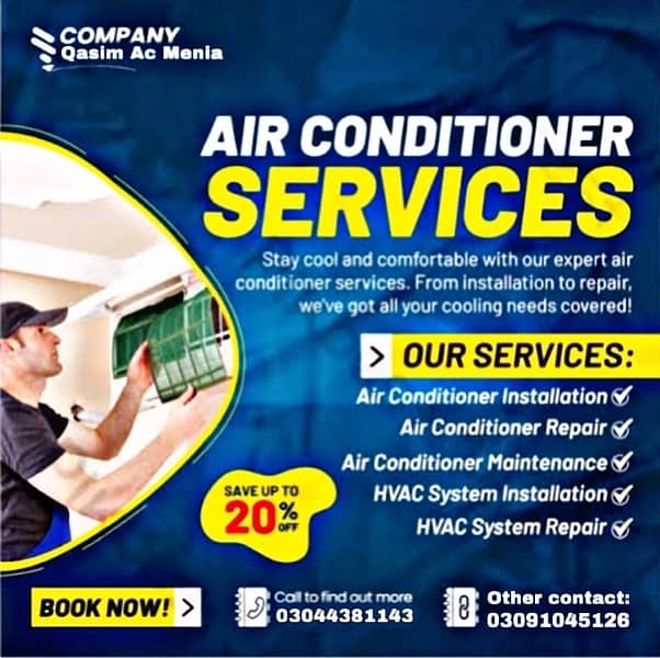 qasim Ac services only in lhr 0