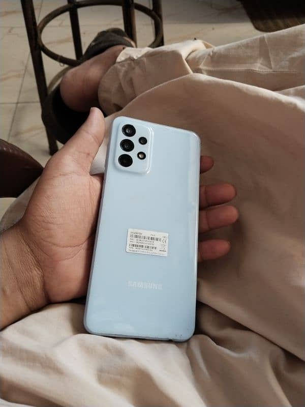 Samsung A23 8 128 srif spekir ice problem panal Chang hai with box 0