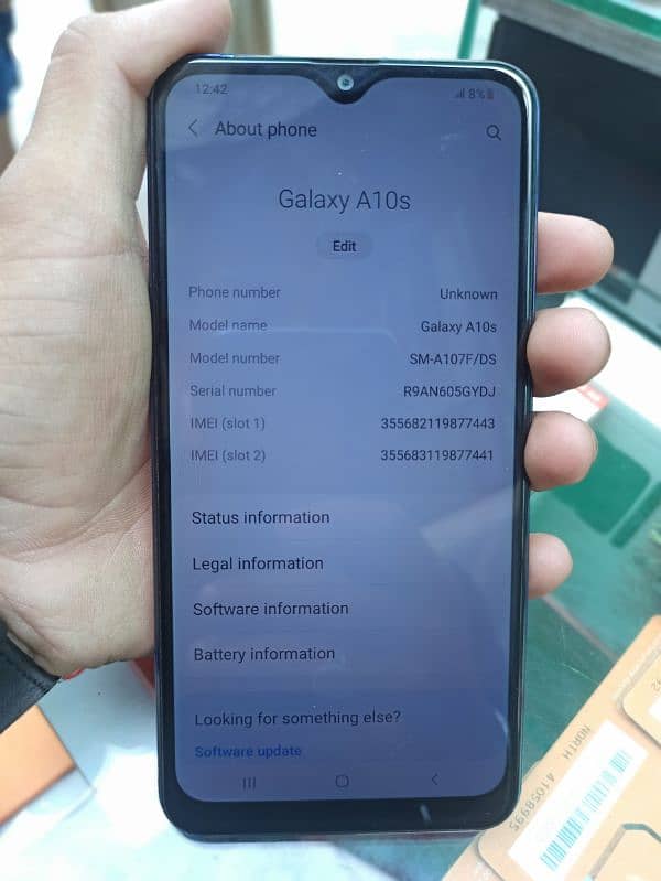 SAMSUNG GALAXY A10S 2GB RAM 32GB MEMORY 1