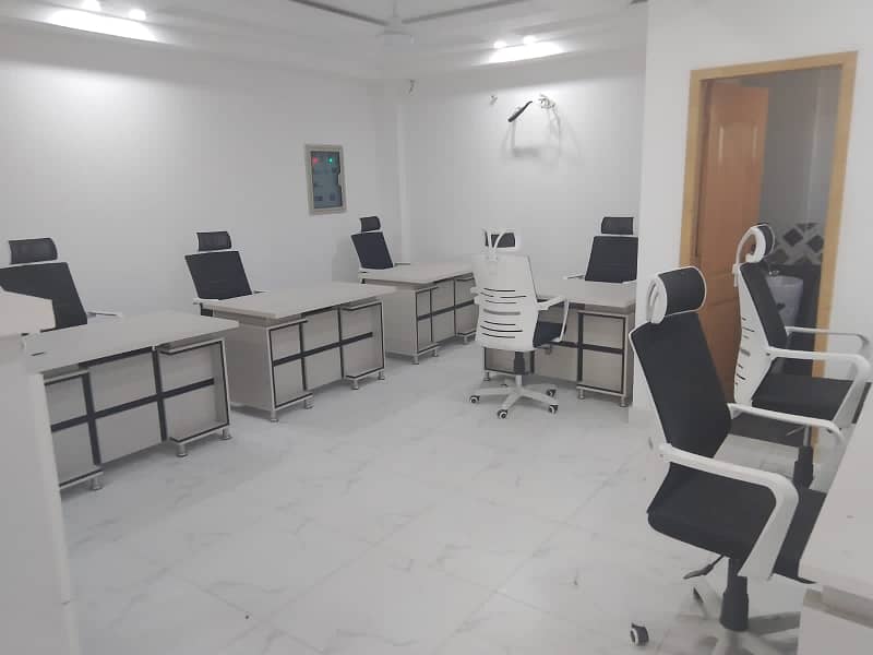 FURNISHED OFFICE AVAILABLE FOR RANT IN BAHRIA ORCHAD 1