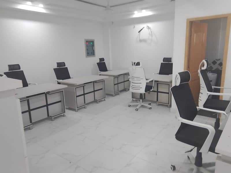 FURNISHED OFFICE AVAILABLE FOR RANT IN BAHRIA ORCHAD 5