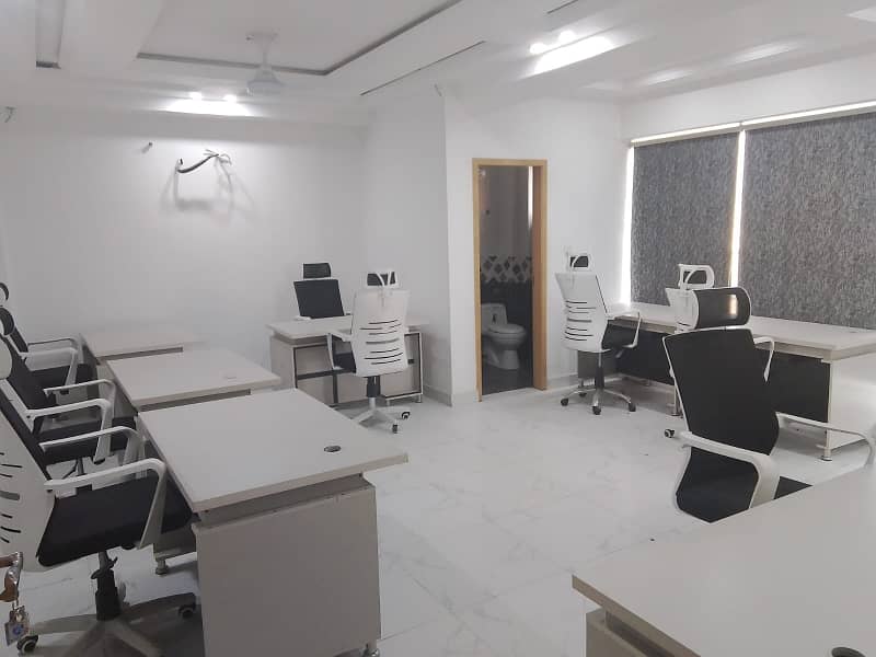 FURNISHED OFFICE AVAILABLE FOR RANT IN BAHRIA ORCHAD 6