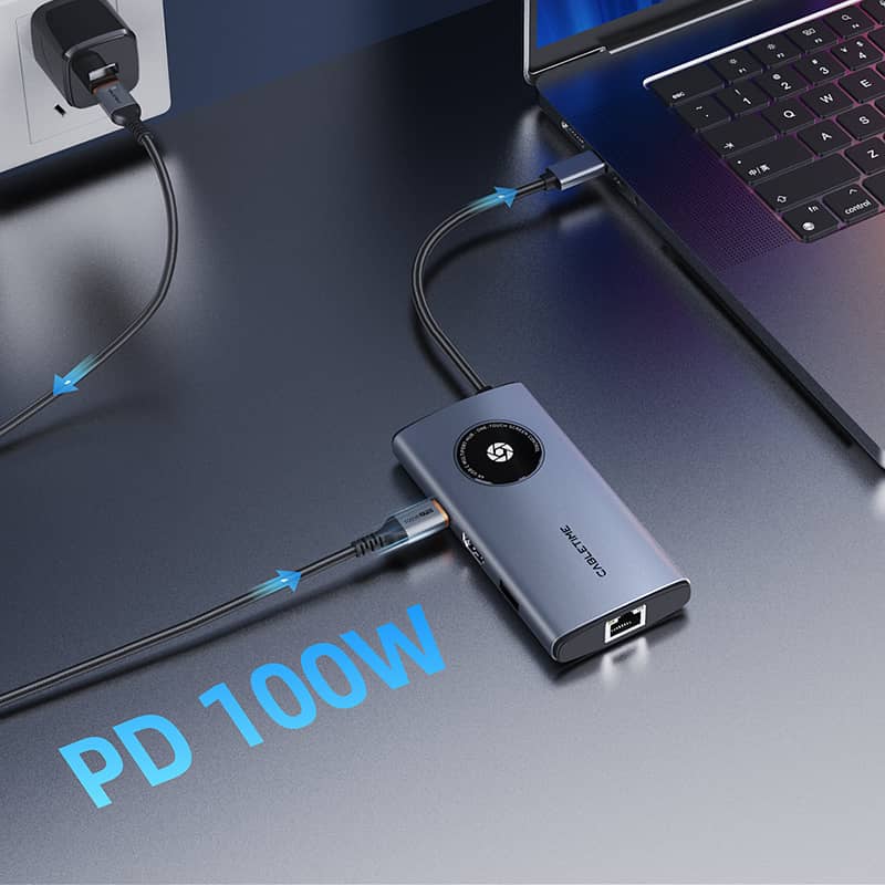CABLE TIME 8-IN-1 USB C HUB 4