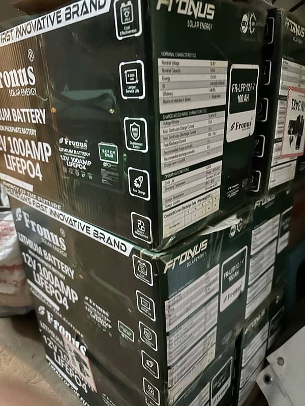 Lithium battery Fronus 12V 100AH 0