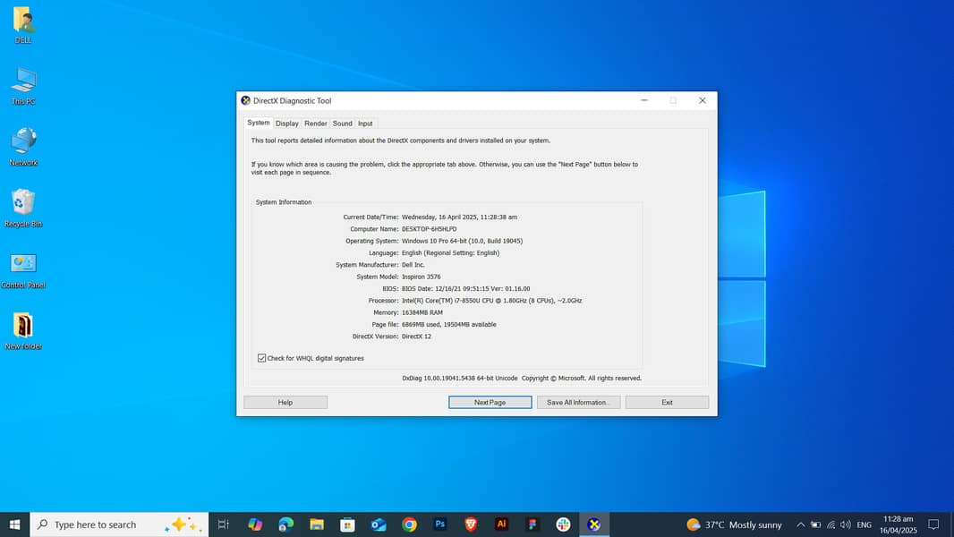 Dell Inspiron 15 - 3576 4