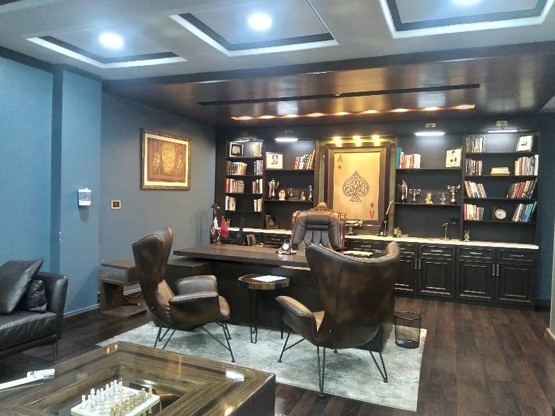 8 MARLA FULL LUXURY OFFICE FULLY RENOVATE WITH BIGGEST ELEVATOR INSTALLED FOR RENT IN DHA PHASE-5 0