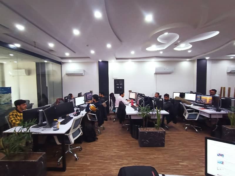8 MARLA FULL LUXURY OFFICE FULLY RENOVATE WITH BIGGEST ELEVATOR INSTALLED FOR RENT IN DHA PHASE-5 7
