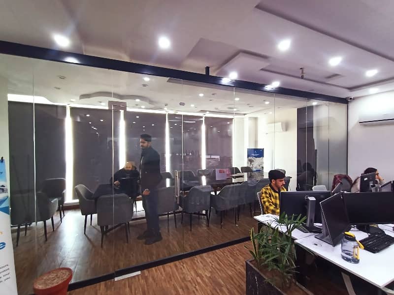 8 MARLA FULL LUXURY OFFICE FULLY RENOVATE WITH BIGGEST ELEVATOR INSTALLED FOR RENT IN DHA PHASE-5 8