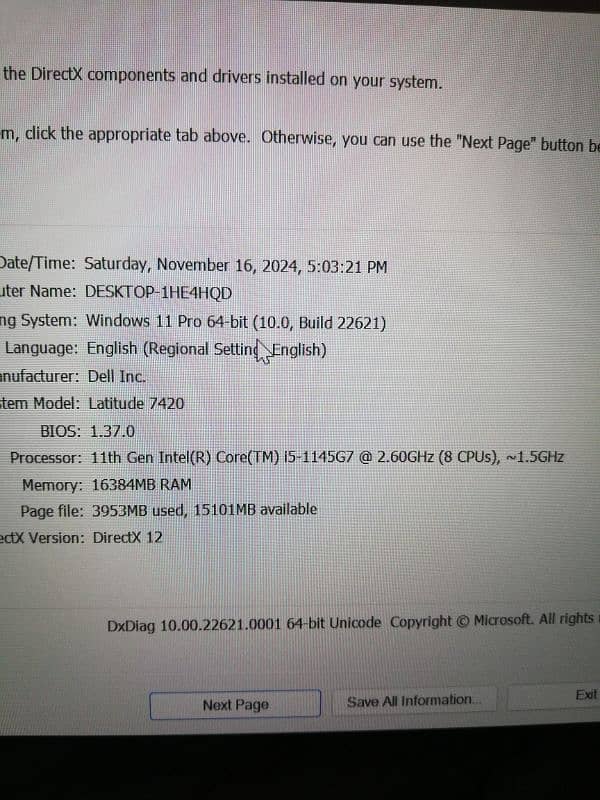 Dell Latitude 7420 Corei5 11th Gen Laptop with Touch Screen USA Import 10