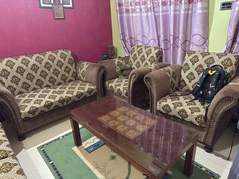 Sofa Set 7 Seater Good condition 1