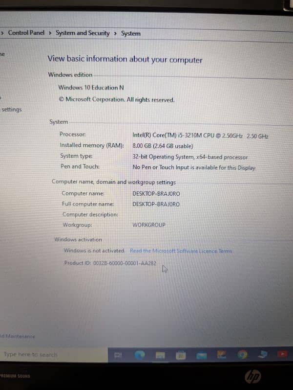 Core i5 3rd Generation 5