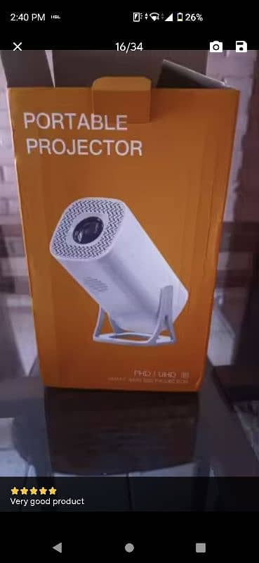 Android projector S40 , better than LED 5