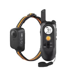 800M Dog Training Collar with Voice Commands Beep Vibration Shock Rec