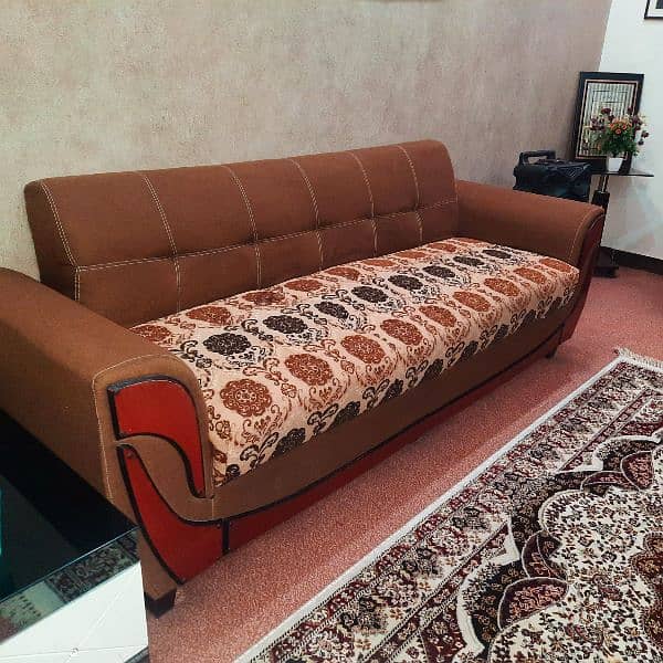 7 seater sofa set just like new 4