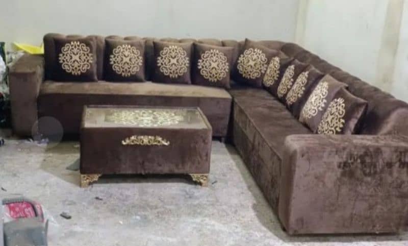 7 seater sofa. corner sofa set. poshish sofa aur mukhtalif design. 9