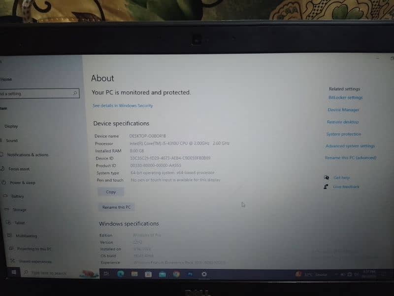 Hp latitude E7440 core i5 4th generation 1
