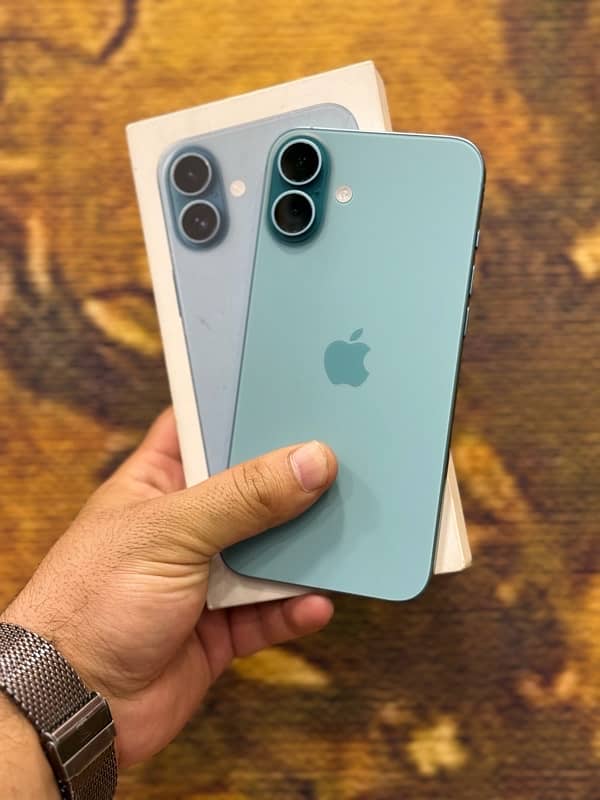IPhone 16Plus  JV 256GB Teal  Complete Box 0