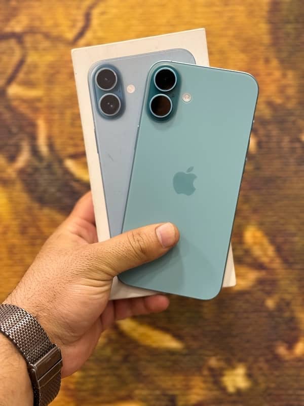 IPhone 16Plus  JV 256GB Teal  Complete Box 1
