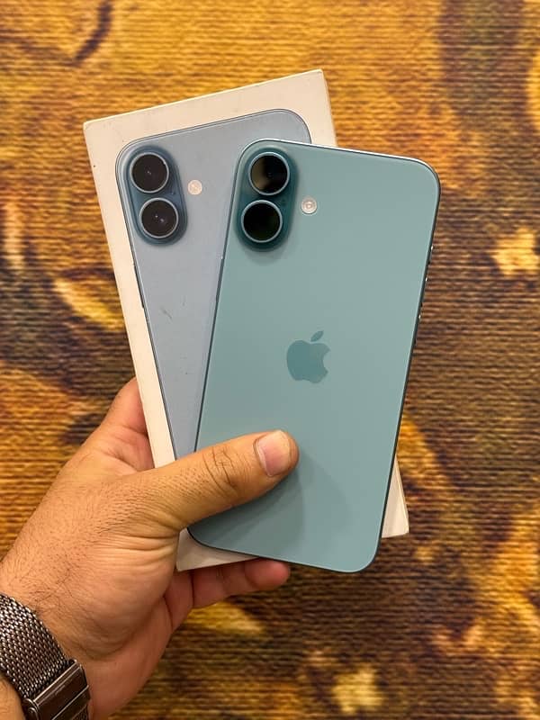 IPhone 16Plus  JV 256GB Teal  Complete Box 2
