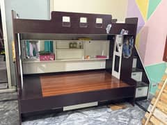 child bed wooden