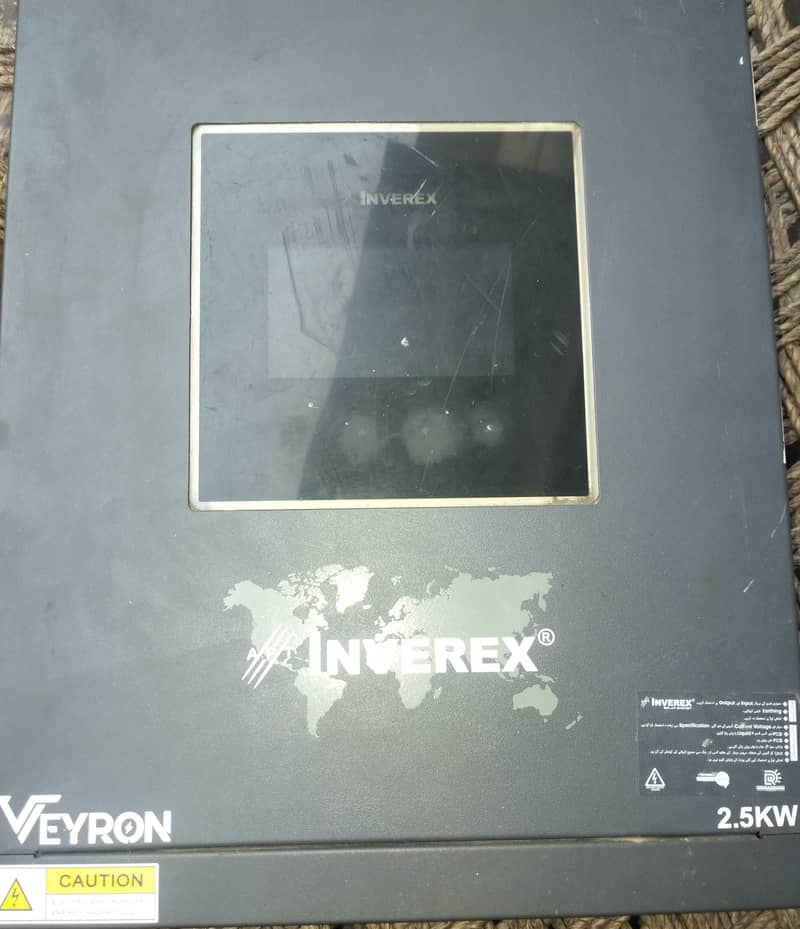 INVERTER INVEREX 2500 WATT. 24 VOLT. IN GOOD CONDITION 2