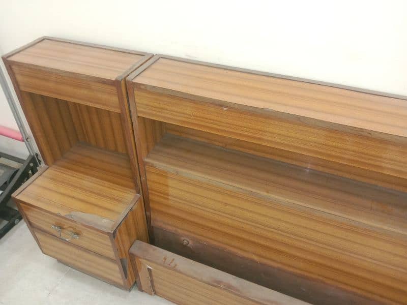 Bed front & back with side tables only 3