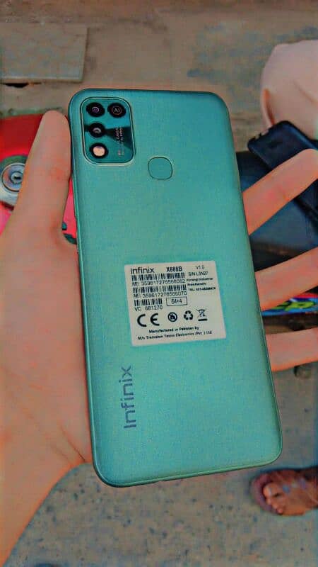 Infinix Hot 10 play with box 0