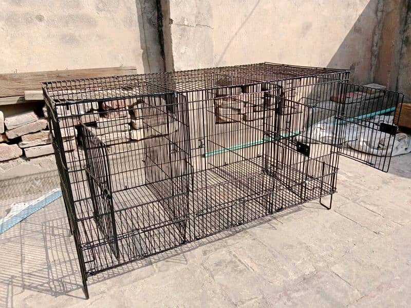 cages size 1.5×1.5. (3 portion ) 1