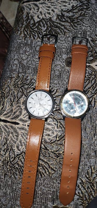 casio wr 50m and edifice casio 8