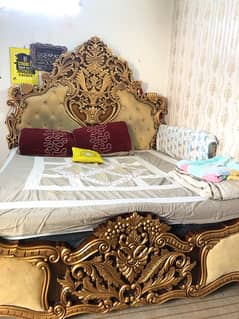Wooden new style bed set