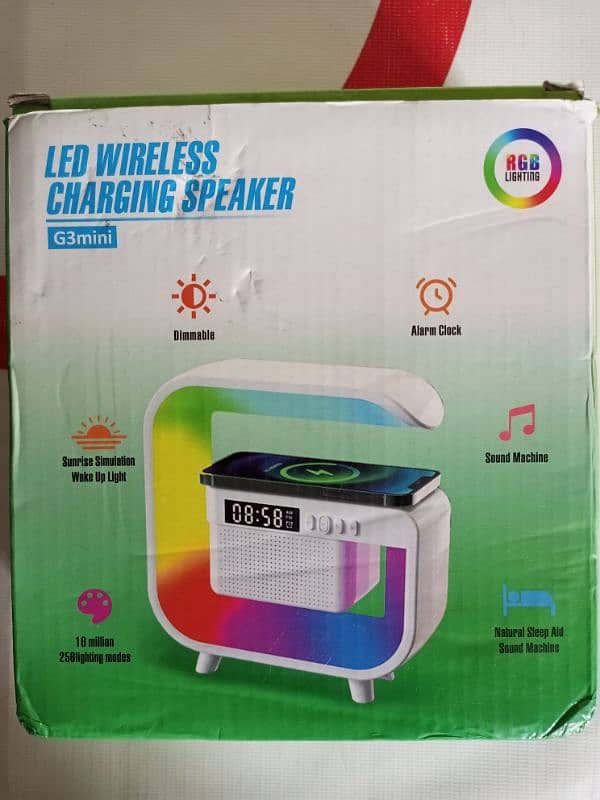 BT Speaker with Wireless charger 2