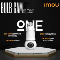 WiFi Bulb & Camera 2 in 1 | 3K QHD Image | Easy Installation Baby Care